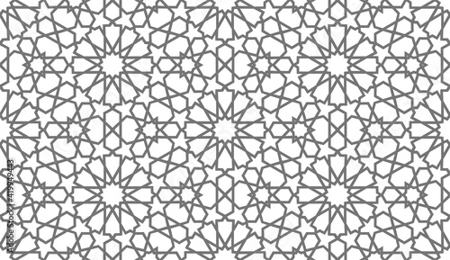 Arabic pattern ramadan mubarak muslim star pattern simple. Flower square design. Islamic pattern background. Circle pattern islamic flower vector.