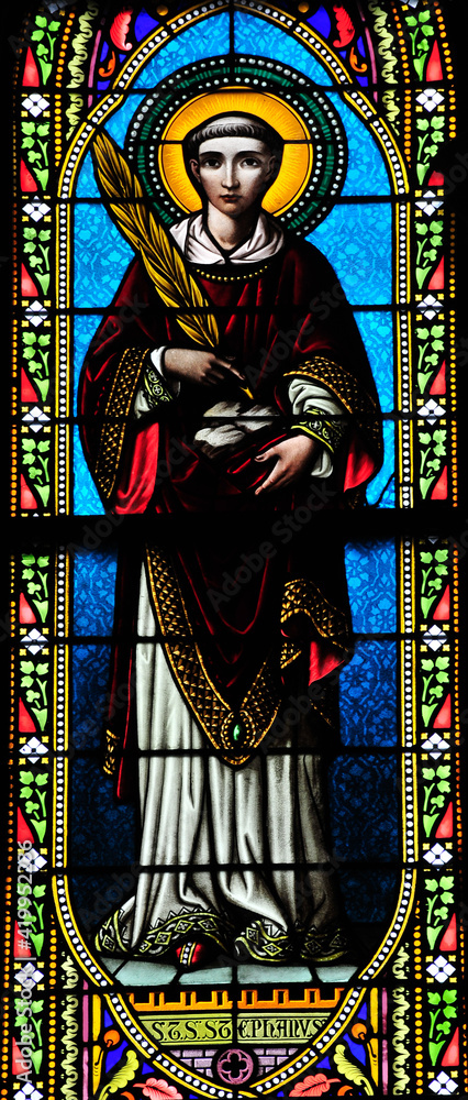 Saint Stephen stain glass