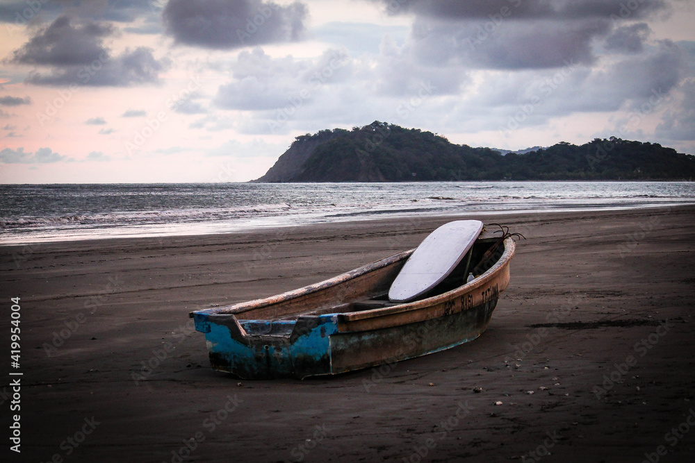 boat on the beach