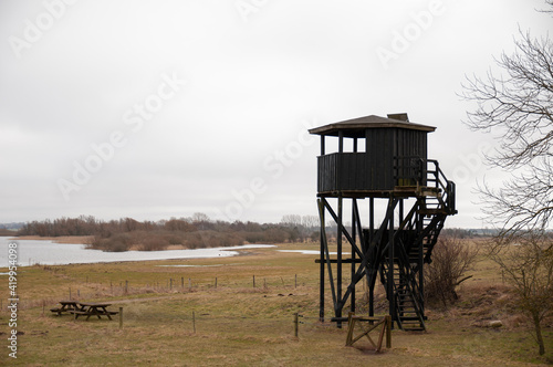 old wooden tower