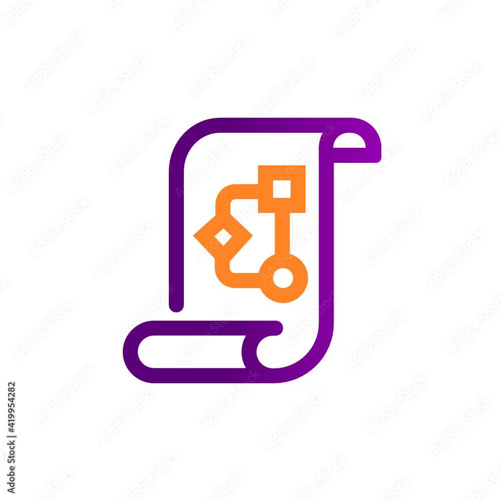 algorithm data science code script icon algorithm data science code script icon