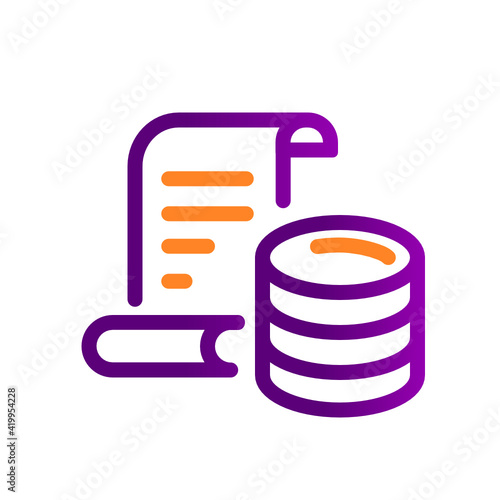 big data database server storage icon