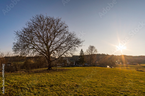 The idyllic village of Grund near Wolfegg next to the Altdorf Forest photo