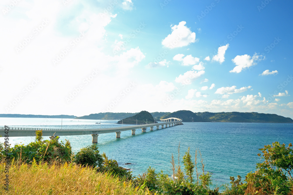Fototapeta premium 角島大橋 山口県下関市