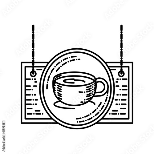 coffee shop billboard