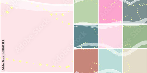 Social Media Puzzle Template Background for Schedulling Post Social Media Feed