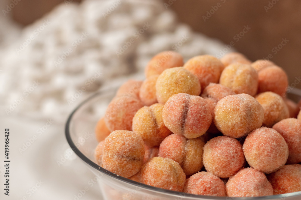 Delicious and beautifully served pastries close-up. Cookies on a plate. Beautiful sweet snacks Delicious and beautifully served pastries close-up. Cookies on a plate. Beautiful sweet snacks