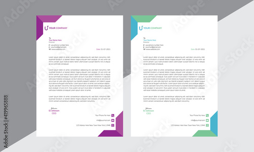 Best Letter Head Design template.