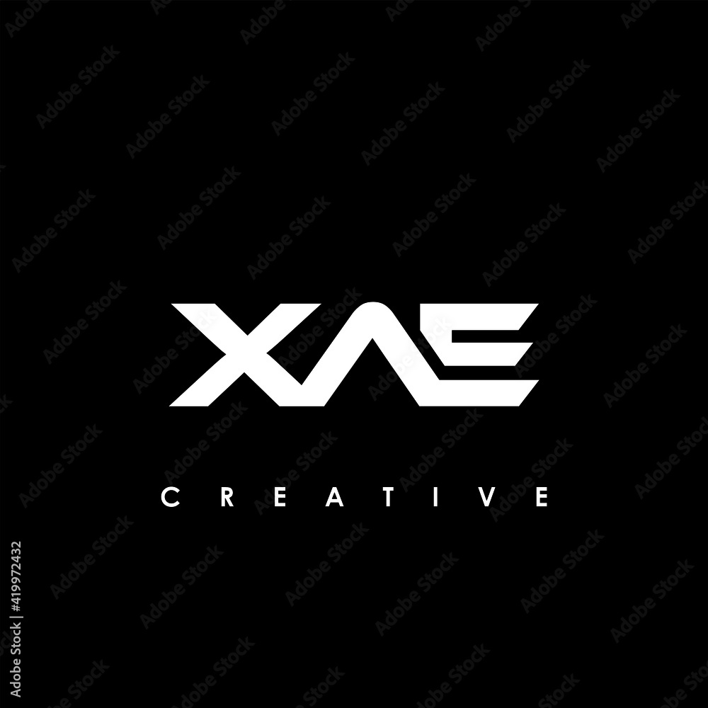 XAE Letter Initial Logo Design Template Vector Illustration XAE Letter Initial Logo Design Template Vector Illustration