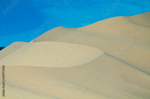 USA  Nevada  Fallon. Sand Mountain Recreation Area and scenic dunes.