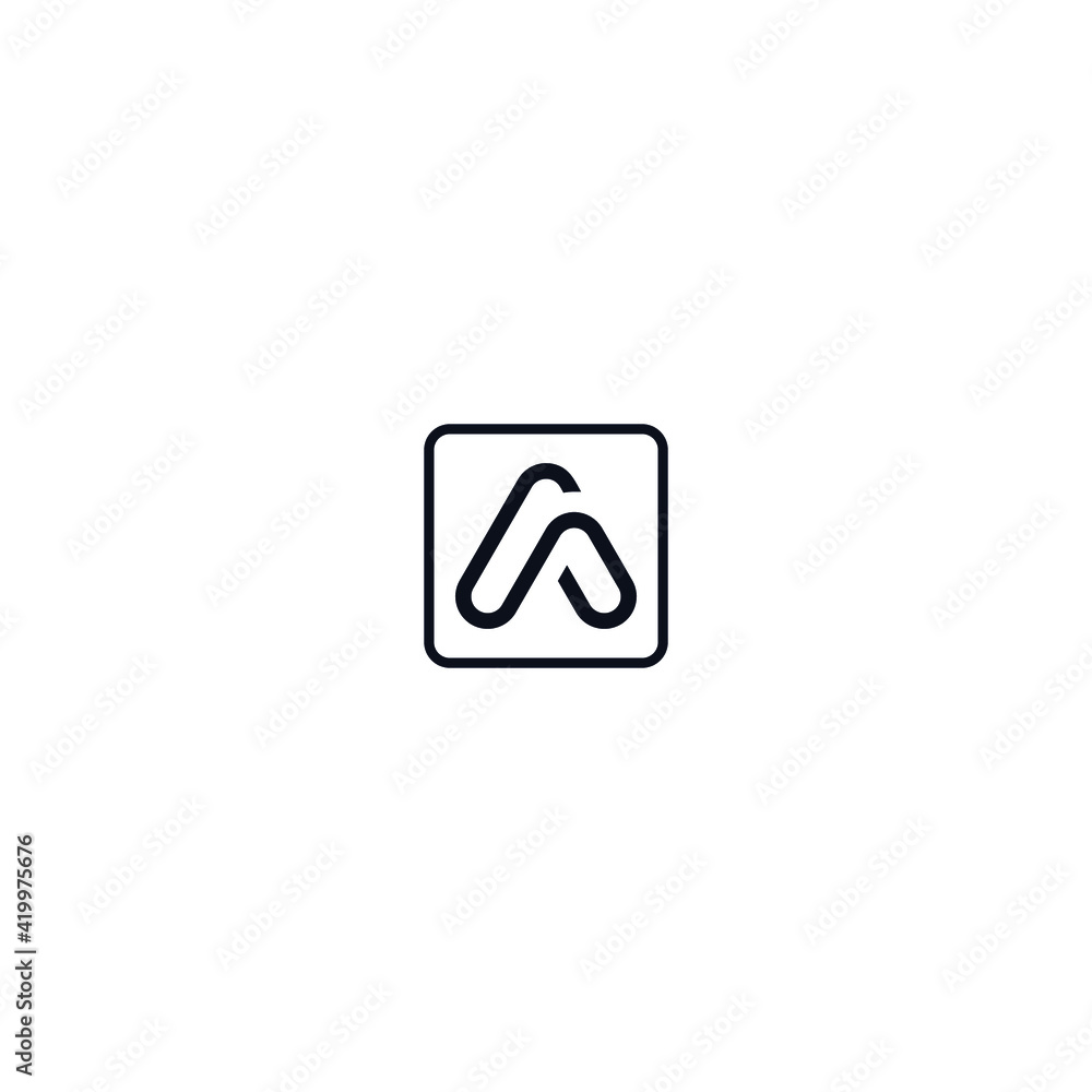 initials A logo initials A logo