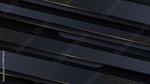 Luxury abstract background with gold trim.