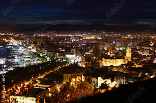 View From Gibralfaro Castle, Malaga, Spain © Yuki