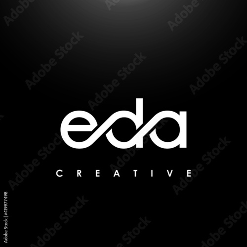 EDA Letter Initial Logo Design Template Vector Illustration