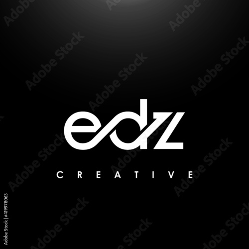 EDZ Letter Initial Logo Design Template Vector Illustration
