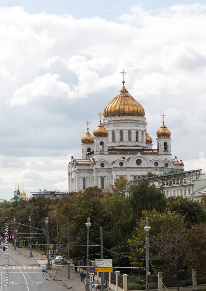 Russia views of the city of Moscow Cathedral of Christ the Savior r tourism
