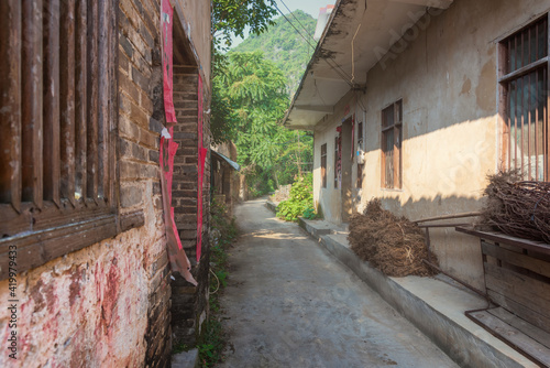 Country lane in Liugong China photo