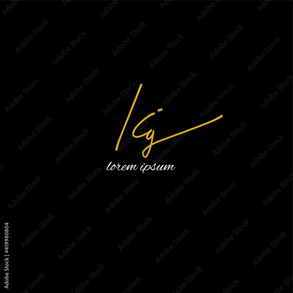 C g Cg Initial handwriting or handwritten logo for identity with beauty monogram and elegant logo design C g Cg Initial handwriting or handwritten logo for identity with beauty monogram and elegant logo design