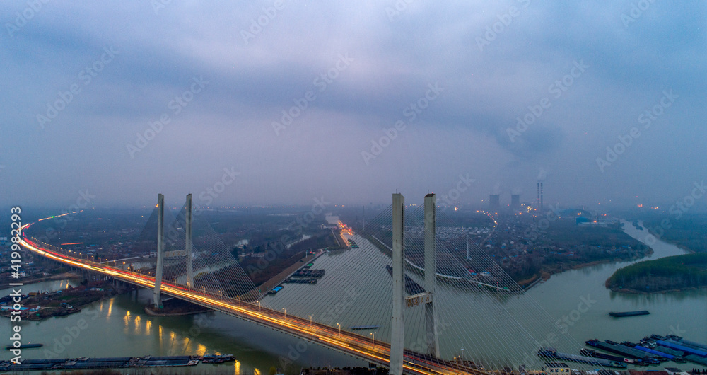 Beijing Hangzhou Grand Canal Huai'an bridge, Huai'an City, Jiangsu Province