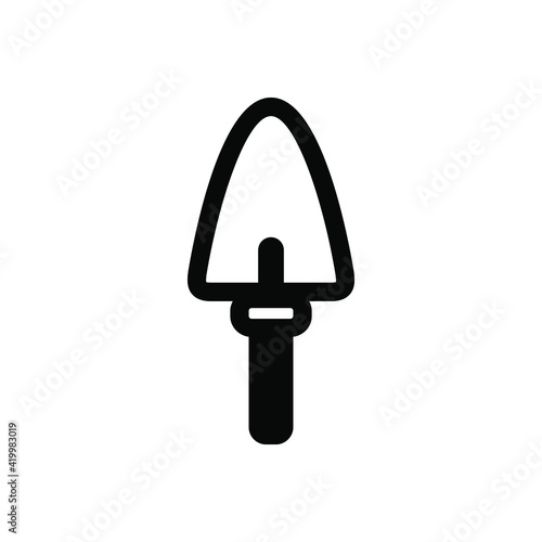 Trowel equipment icon