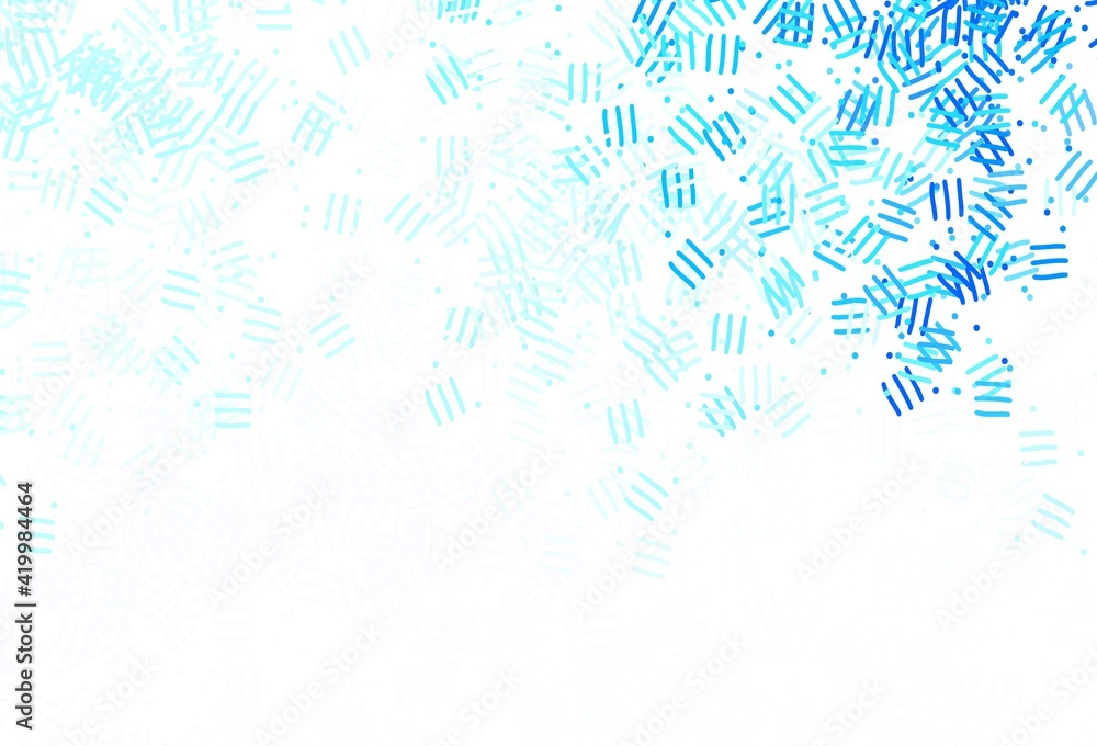 Light BLUE vector pattern with sharp lines, dots. Light BLUE vector pattern with sharp lines, dots.