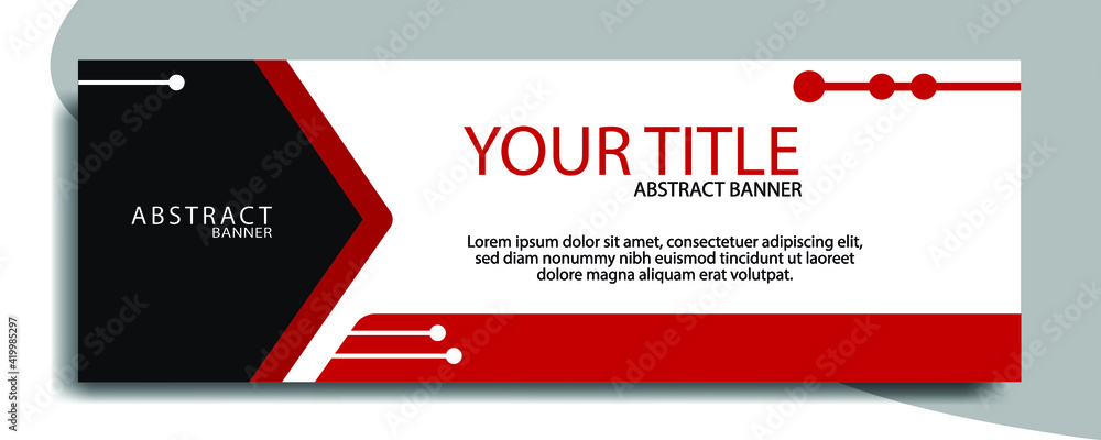 Elegant red web banners of standard sizes. Editable stroke. Simple illustration social media concept and web design. Design template vector Elegant red web banners of standard sizes. Editable stroke. Simple illustration social media concept and web design. Design template vector