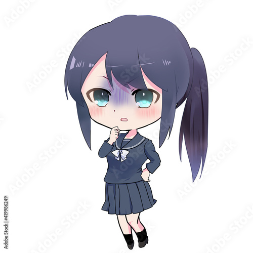 イラスト素材 青ざめたセーラー服の女の子 Stock Illustration Adobe Stock イラスト素材 青ざめたセーラー服の女の子 Stock Illustration Adobe Stock