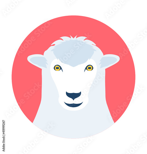 Sheep Vector Icon