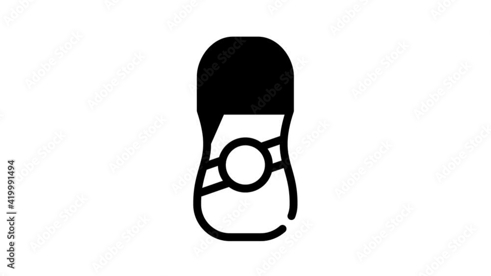 antiperspirant bottle black icon animation antiperspirant bottle black icon animation