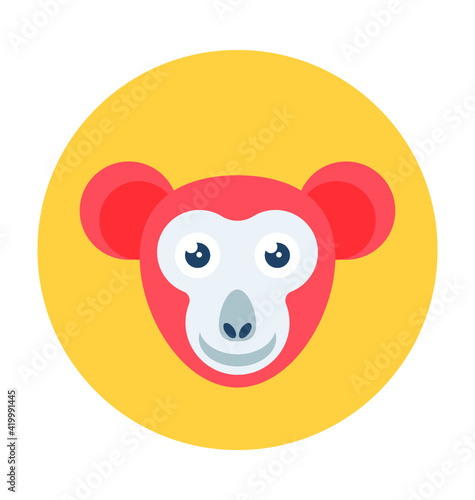 Monkey Vector Icon