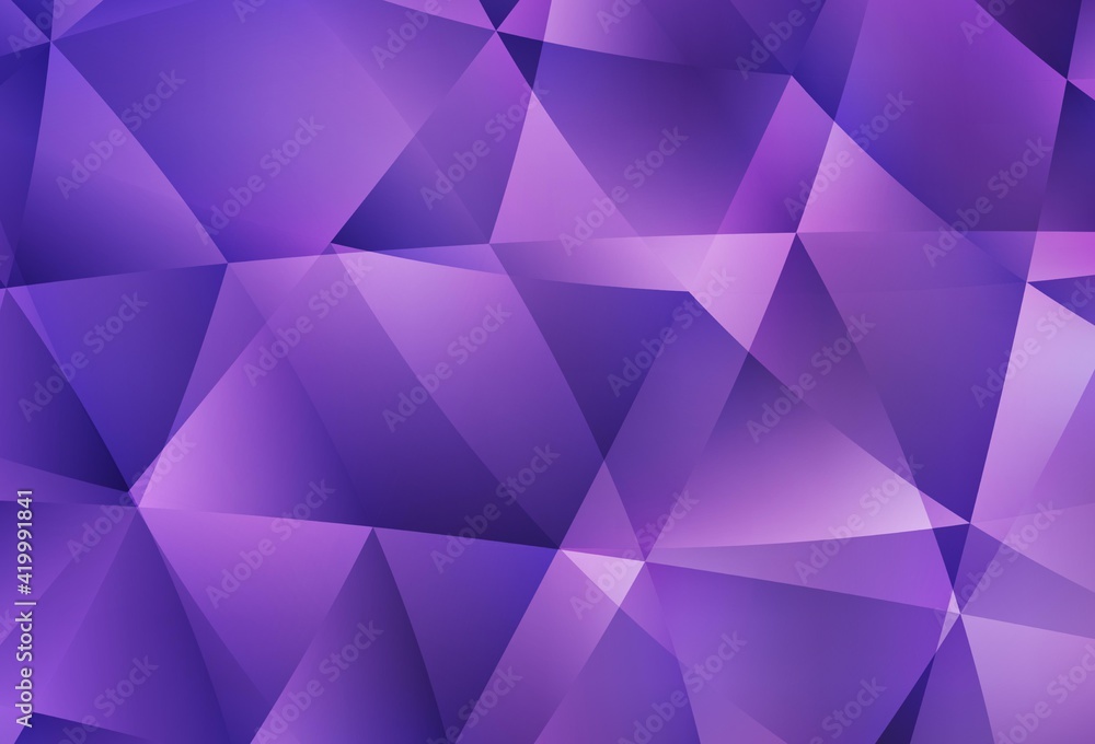 Obraz premium Light Purple vector abstract mosaic pattern.