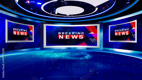 
3D rendering background is perfect for any type of news or information presentation. The background features a stylish and clean layout 