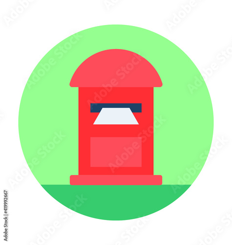 Mailbox Vector Icon