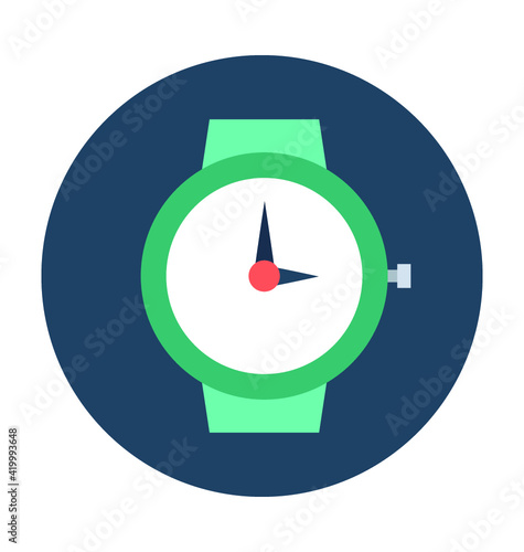 Wristwatch Vector Icon