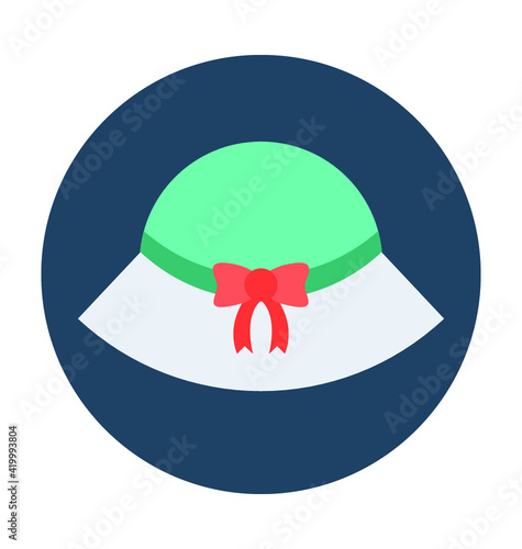 Floppy Hat Vector Icon