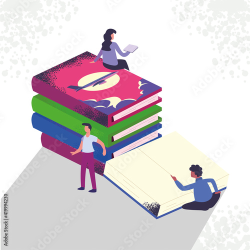 Isometric travel books