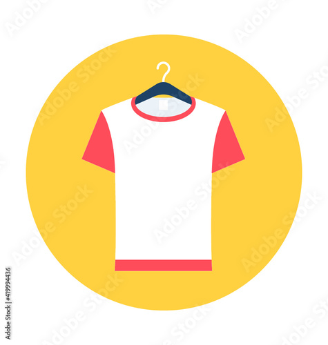 T Shirt Vector Icon