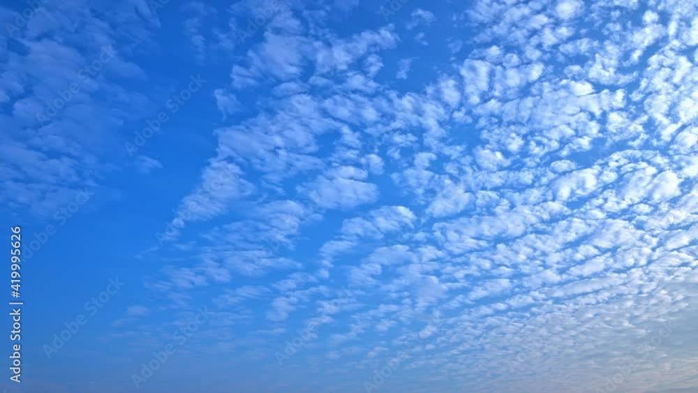 Timelapse of floating clouds in the blue sky Timelapse of floating clouds in the blue sky