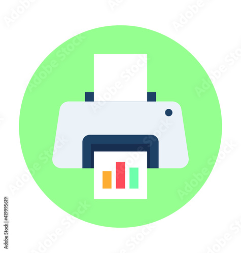 Printer Vector Icon