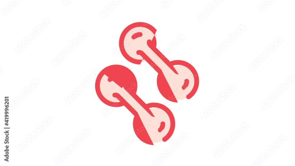 pathogen bacteria color icon animation pathogen bacteria color icon animation