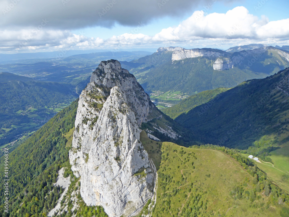 Mountains of the French Alps Mountains of the French Alps