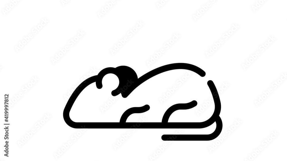 luminous mouse black icon animation luminous mouse black icon animation