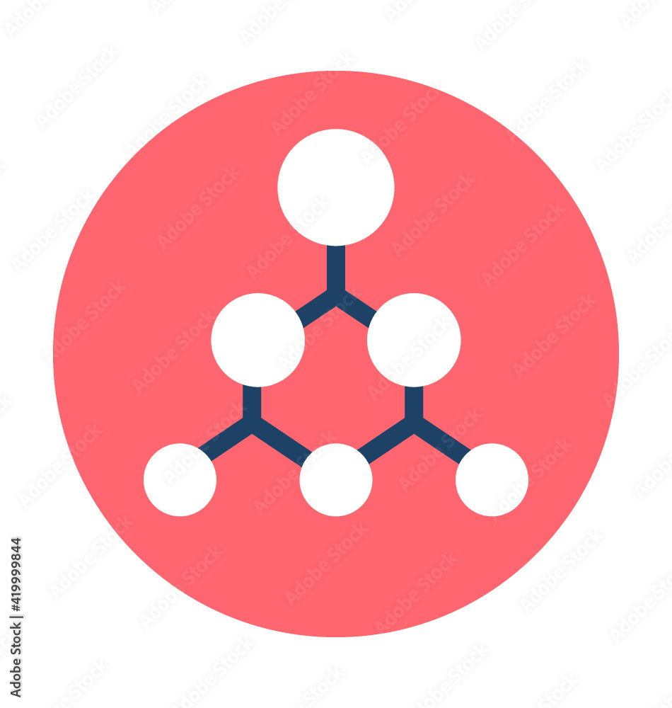 Organization Structure Vector Icon Organization Structure Vector Icon