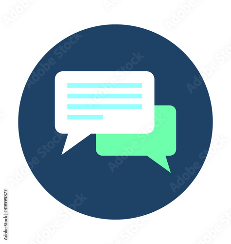 Speech Bubble Vector Icon