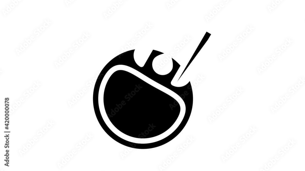 artificial insemination glyph icon animation artificial insemination glyph icon animation