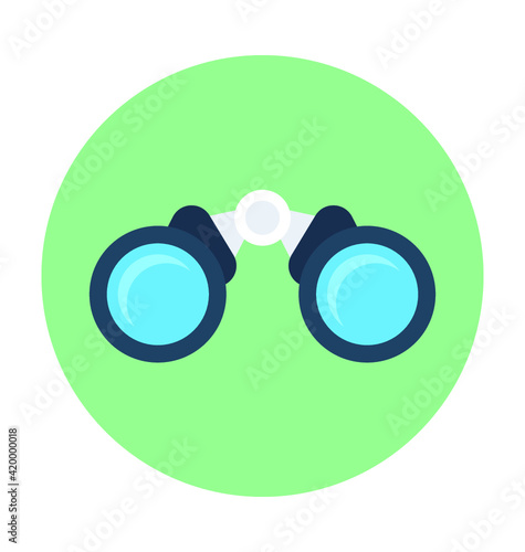 Binoculars Vector Icon