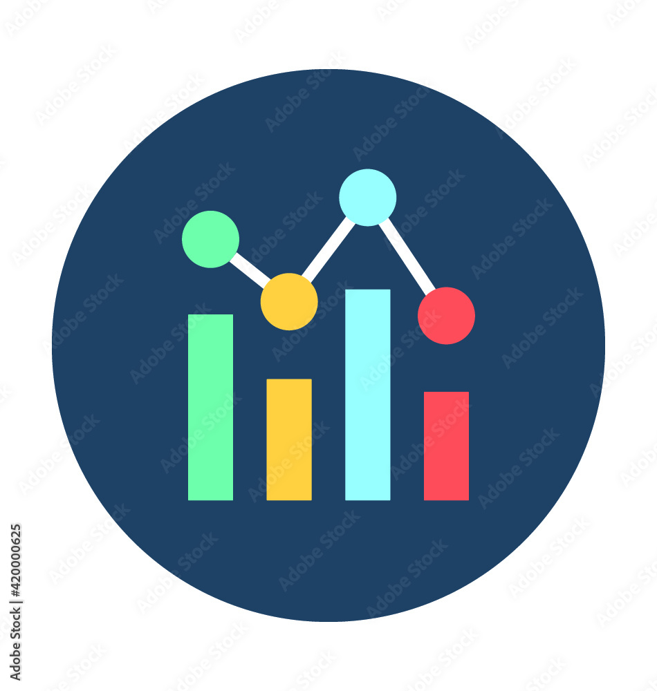 SEO Graph Vector Icon SEO Graph Vector Icon