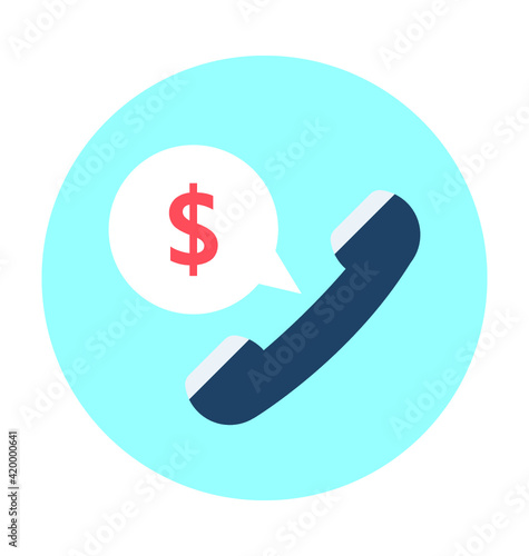 Phone Banking Vector Icon