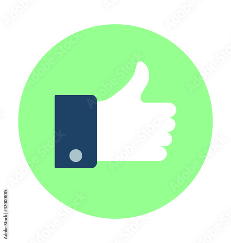 Thumbs Up Vector Icon