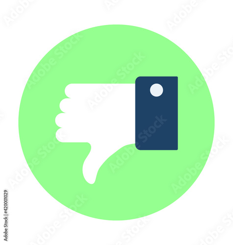Dislike Vector Icon